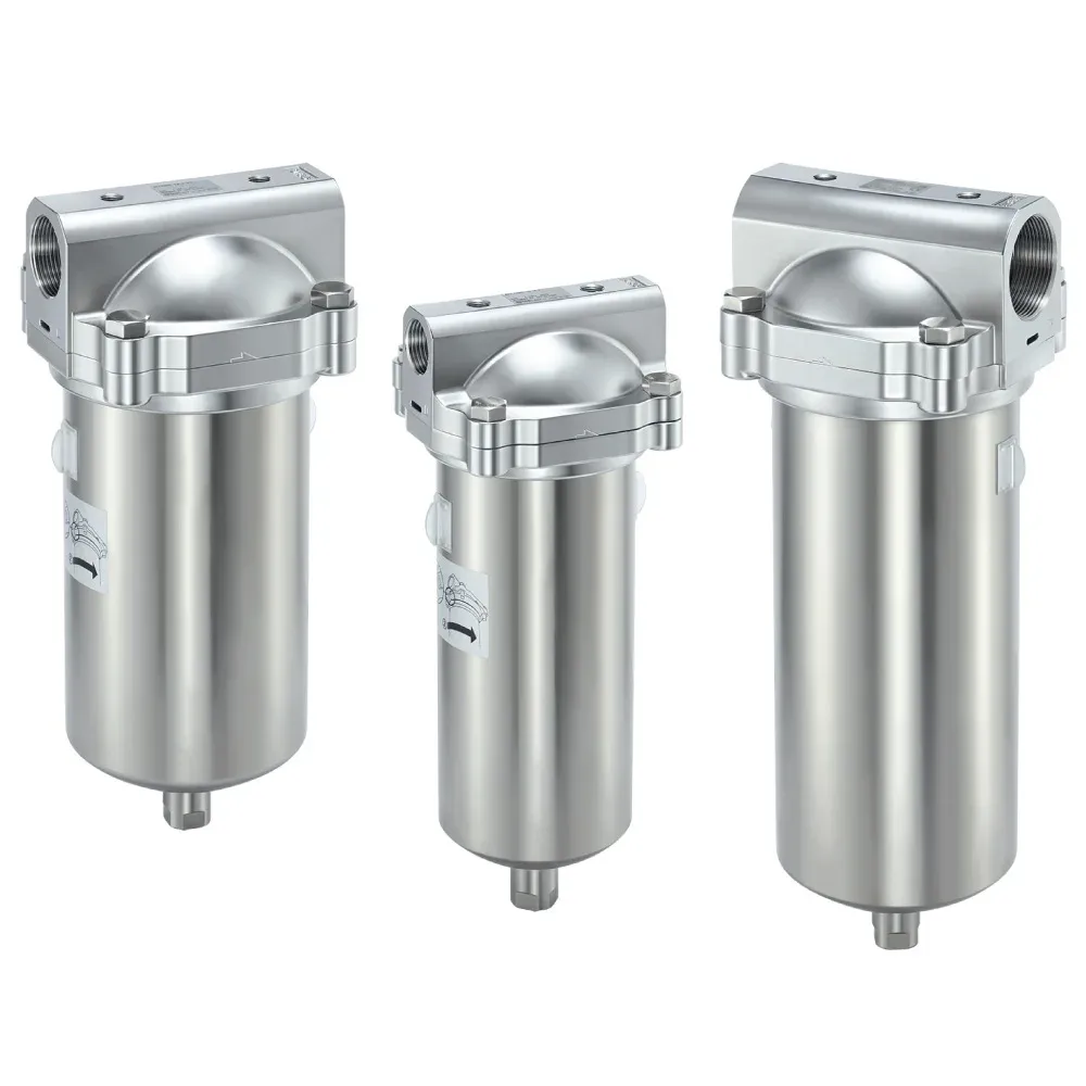 Bộ lọc làm sạch khí nén bằng thép không gỉ AFF□DS/AM□DS/AMD□DS